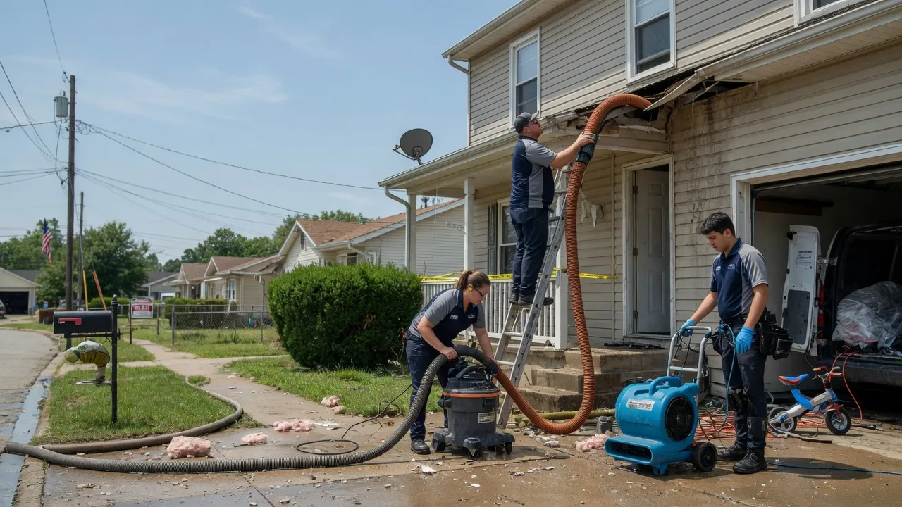 Water Damage Restoration in Mertztown, PA near me